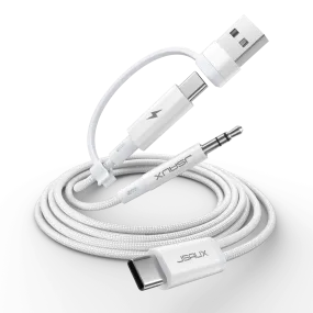 2-in-1 USB C to 3.5mm Headphone and Charger Cable