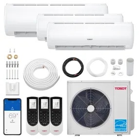 36,000 BTU Tri-Zone Mini Split Air Conditioner - Heat Pump