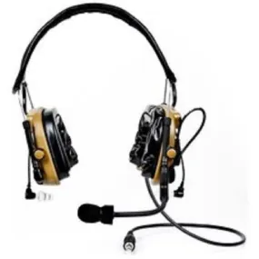 3M 88404-00000 Peltor ComTac IV Hybrid Communication Headset Dual Comm Kit, Coyote Brown