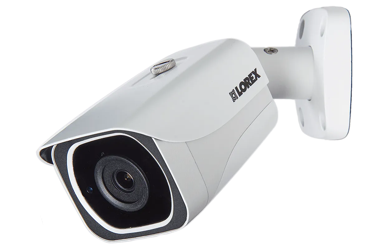 4K Ultra HD Resolution 8MP Outdoor Metal IP Camera, 130FT Color Night Vision, HEVC