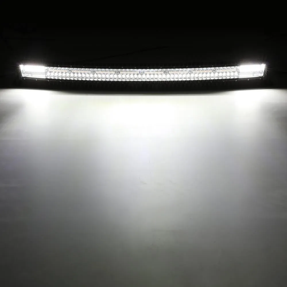 6 Modes Series 42 Inch White&Amber Curved Off Road Led Light Bar