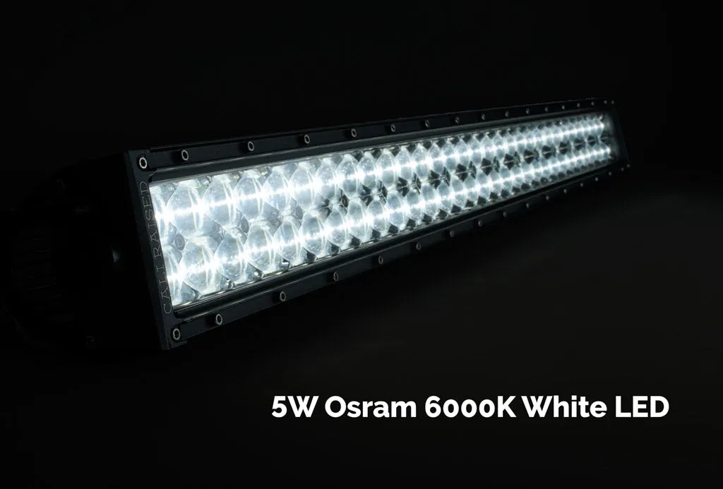 8" Dual Row 5D Optic OSRAM LED Bar