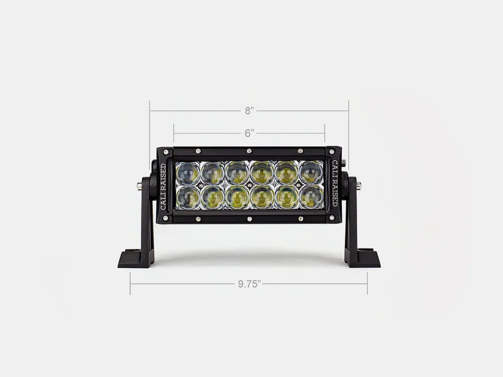 8" Dual Row 5D Optic OSRAM LED Bar