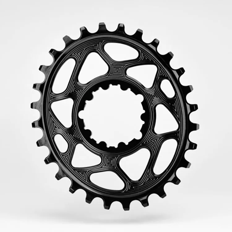 Absolute Black MTB Oval SRAM GXP Direct Mount GXP 6mm Offset Chainring