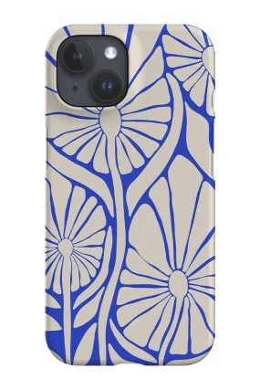 Abstract Flower Phone Case (Electric Blue)