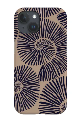 Abstract Shell Phone Case (Beige)