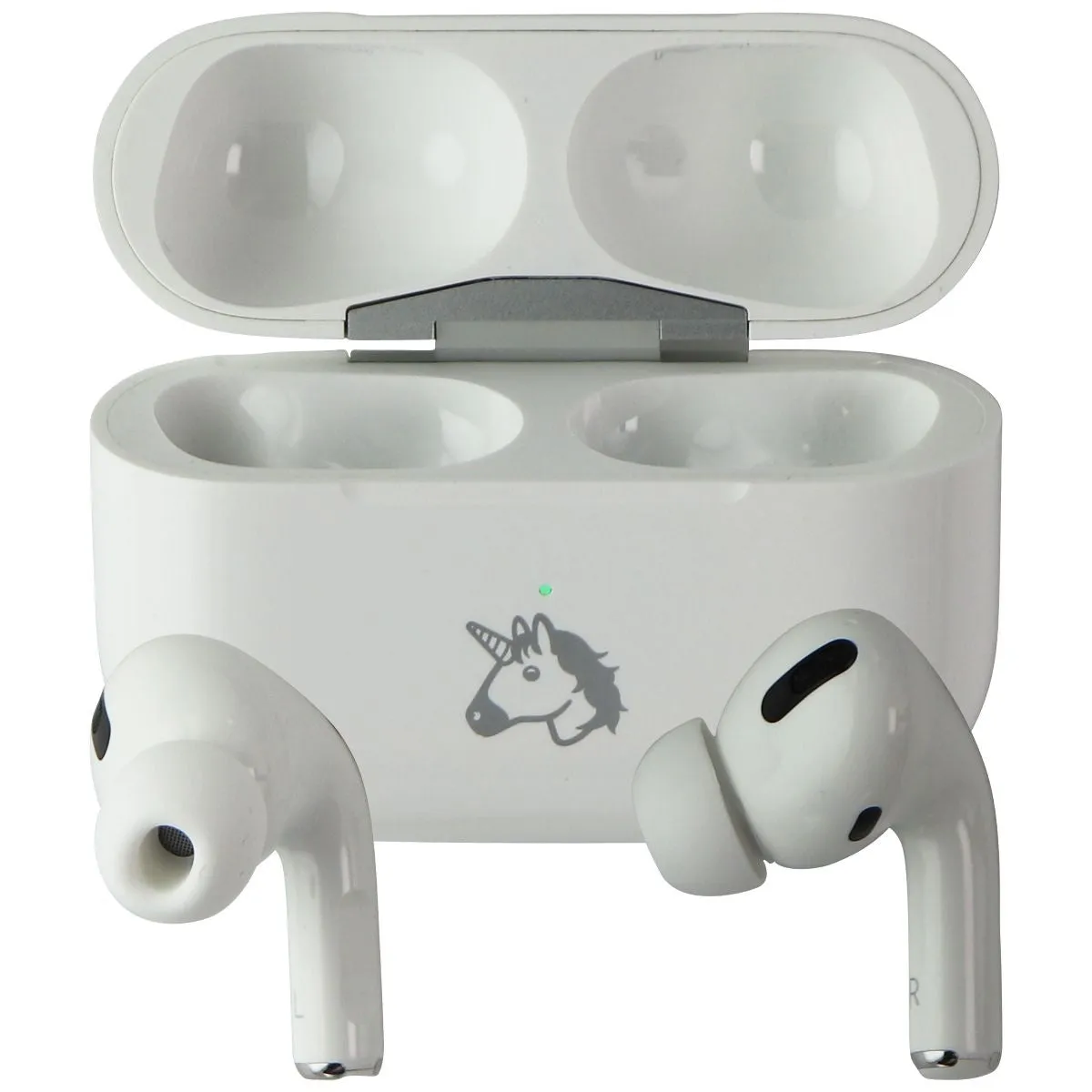 Apple AirPods Pro with Charging Case - White/Custom Unicorn Design (A2190)