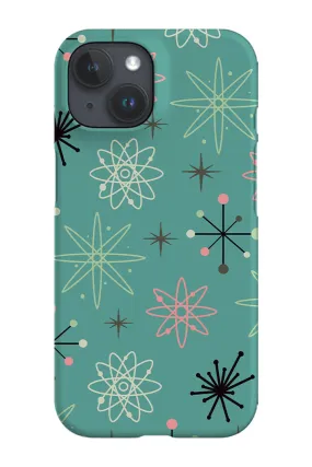 Atomic Stars Phone Case (Turquoise)