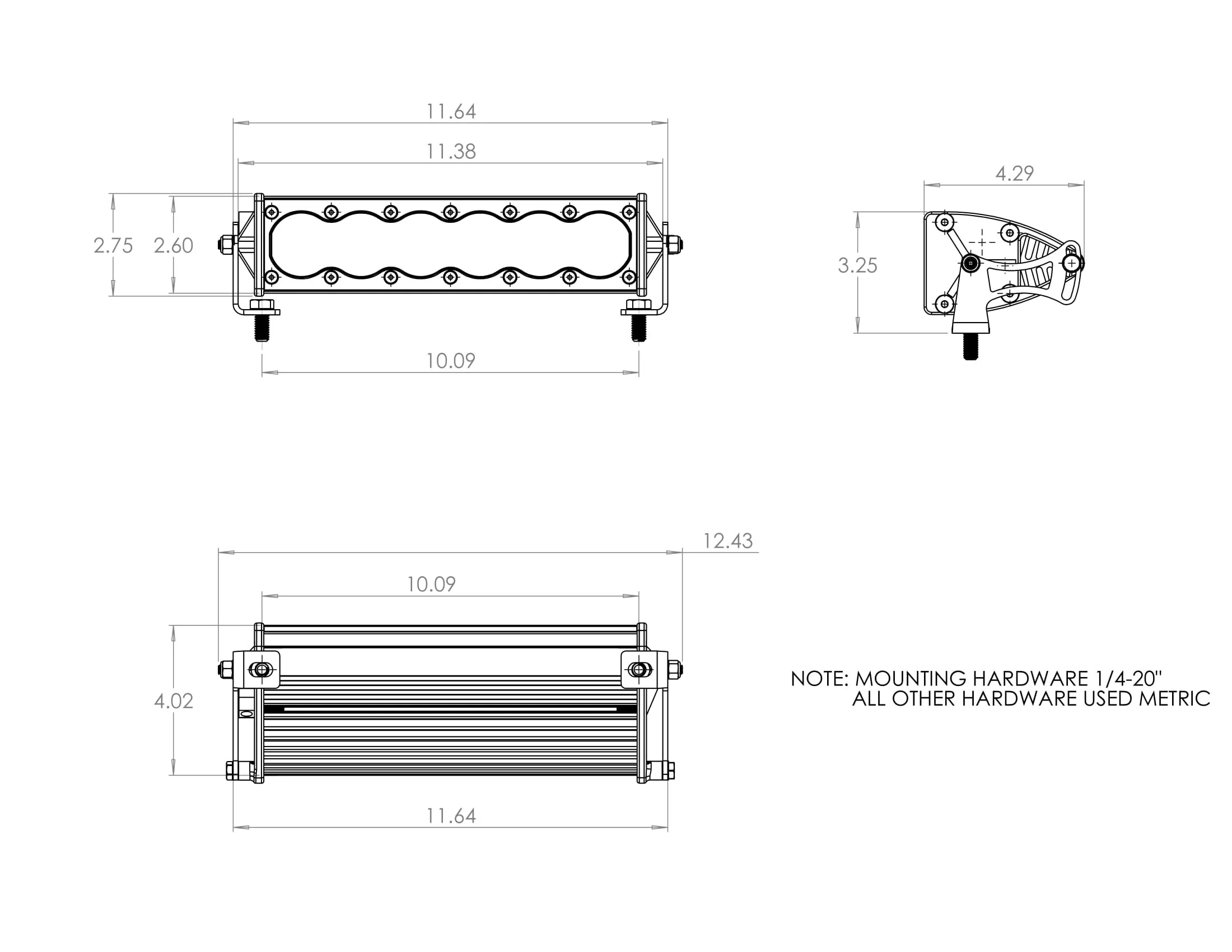 Baja Designs OnX6 , LED Light Bars-10"