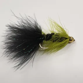 Bead Head Woolly Bugger - Black & Olive