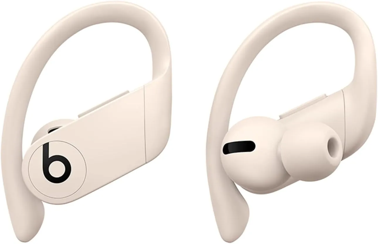 Beats Powerbeats Pro Wireless Earphones - Ivory | 9-Hour Battery | Sweat-Resistant | Class 1 Bluetooth | Built-In Mic