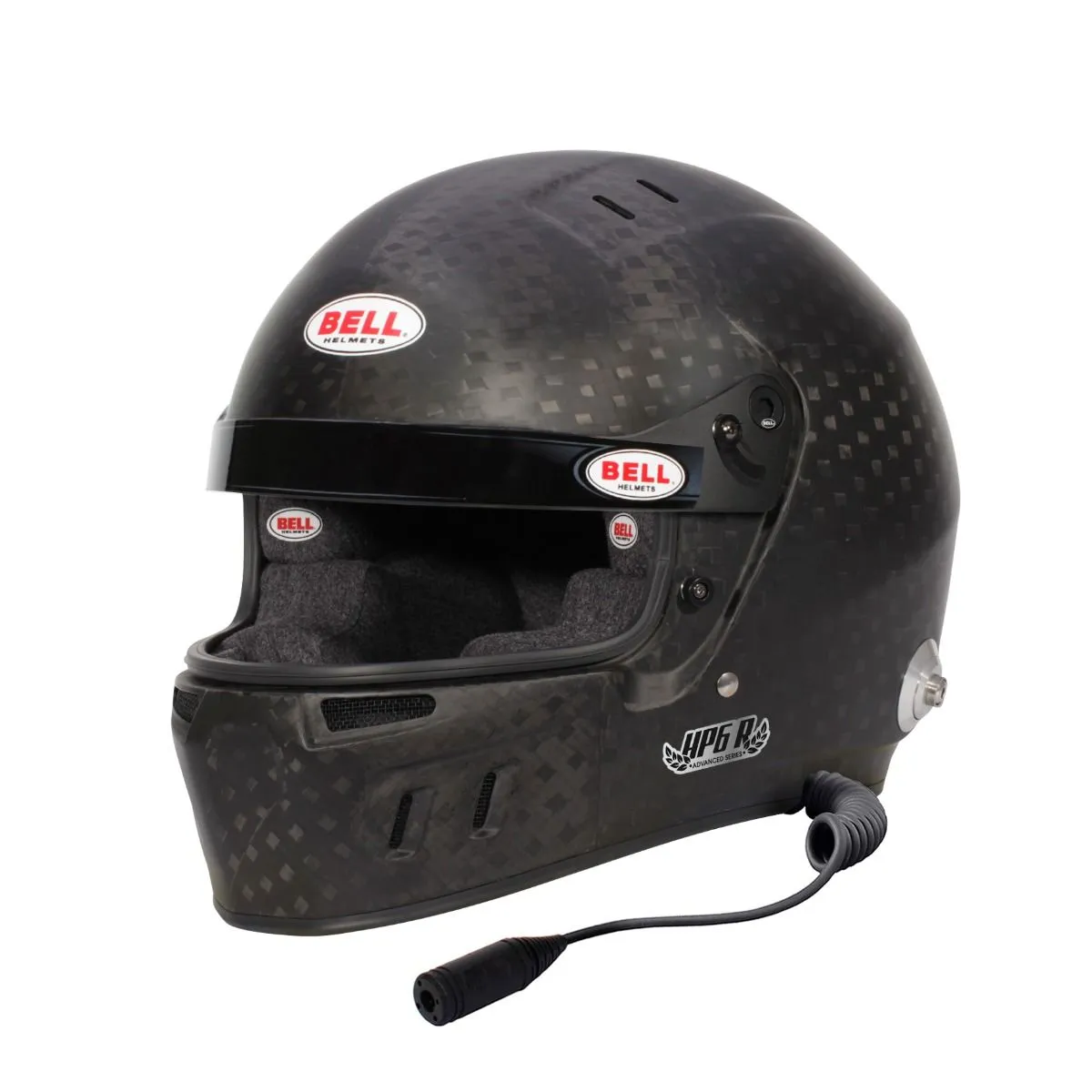 BELL 1140131 Rally Racing helmet full-face HP6 HANS FIA 8860-2018, size 54 (6 3/4) carbon