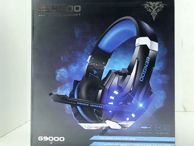 BENGOO G9000 Stereo Gaming Headset for PS4 PC Xbox Blue