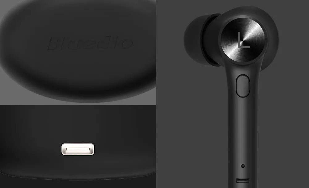 Bluedio HI wireless earphone bluetooth 5.0 earphone for phone stereo sport earbuds headset with charging box built-in microphone