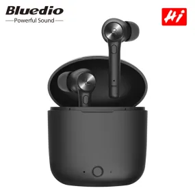 Bluedio HI wireless earphone bluetooth 5.0 earphone for phone stereo sport earbuds headset with charging box built-in microphone