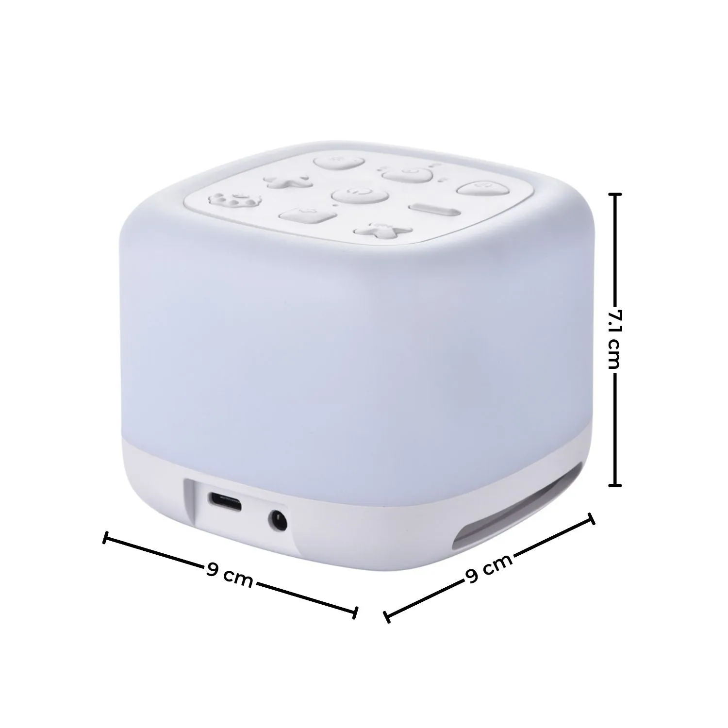 Bluetooth White Noise Machine with 40 Sounds and Light, GOMINIMO