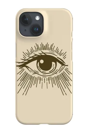 Bohemian Eye Placement Phone Case (Beige)