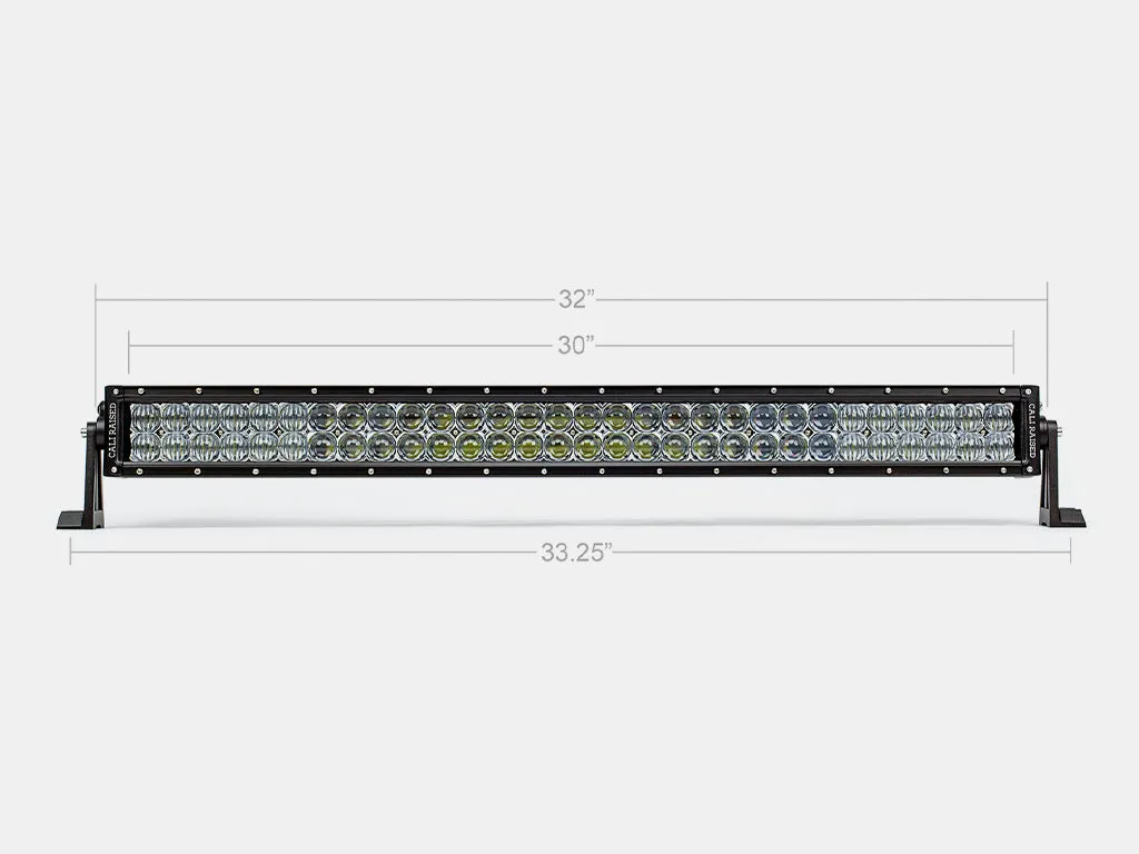 CALI RAISED LED 32" Dual Row 5D Optic OSRAM LED Bar