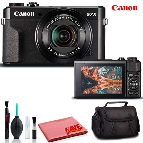 Canon PowerShot G7 X Mark II Digital Camera (International Model) - Deluxe Kit