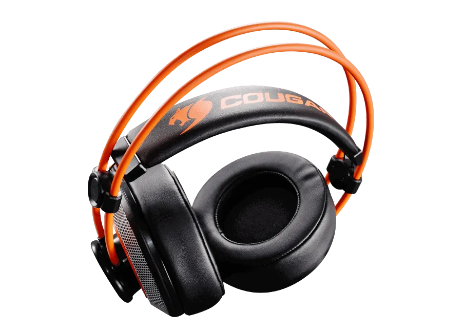 Cougar IMMERSA Headset 電競遊戲耳機麥克風 (黑紅色)