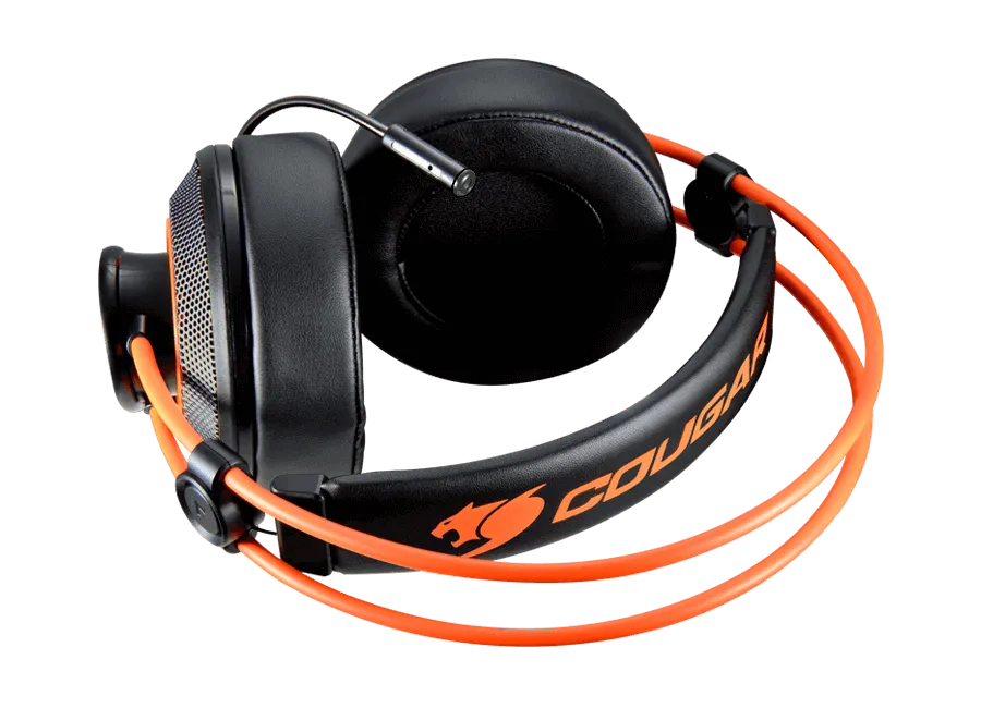 Cougar IMMERSA Headset 電競遊戲耳機麥克風 (黑紅色)