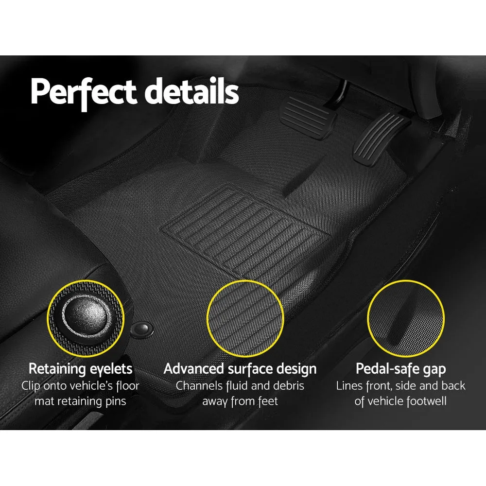 Custom Fit Rubber Car Floor Mats - Mazda BT50 | Weisshorn