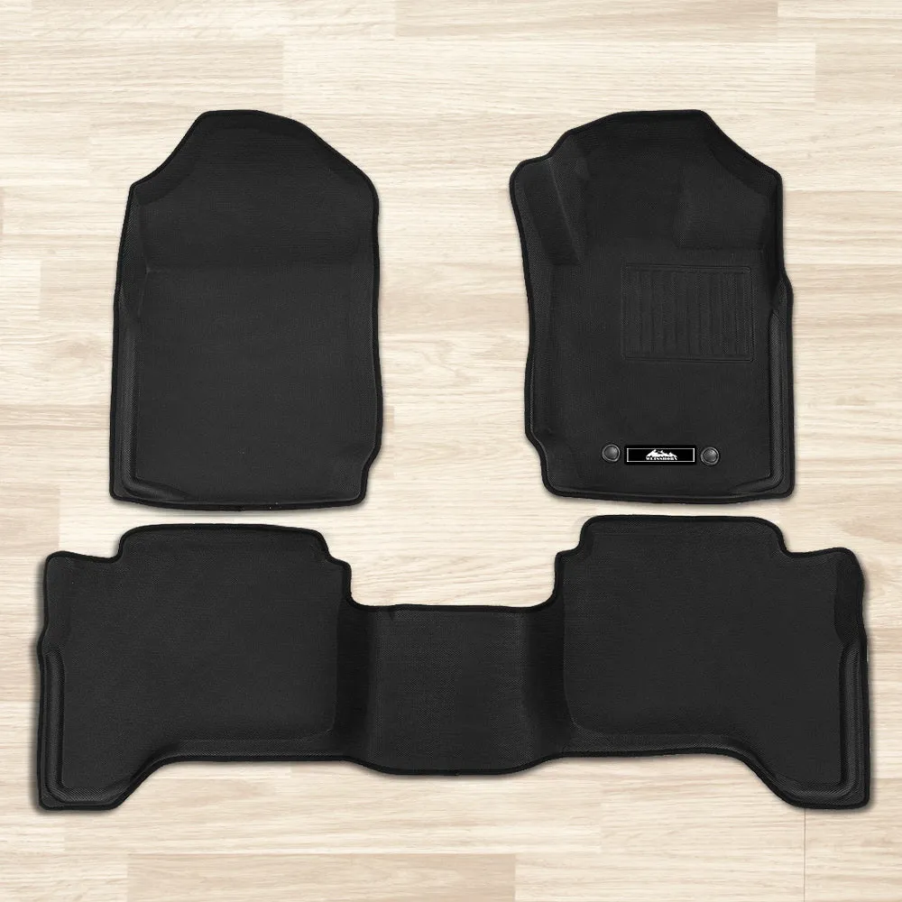 Custom Fit Rubber Car Floor Mats - Mazda BT50 | Weisshorn