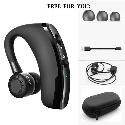 DAONO V9 Handsfree Business Bluetooth Headphone With Mic Voice Control Wireless Bluetooth Headset For Drive Noise Cancelling