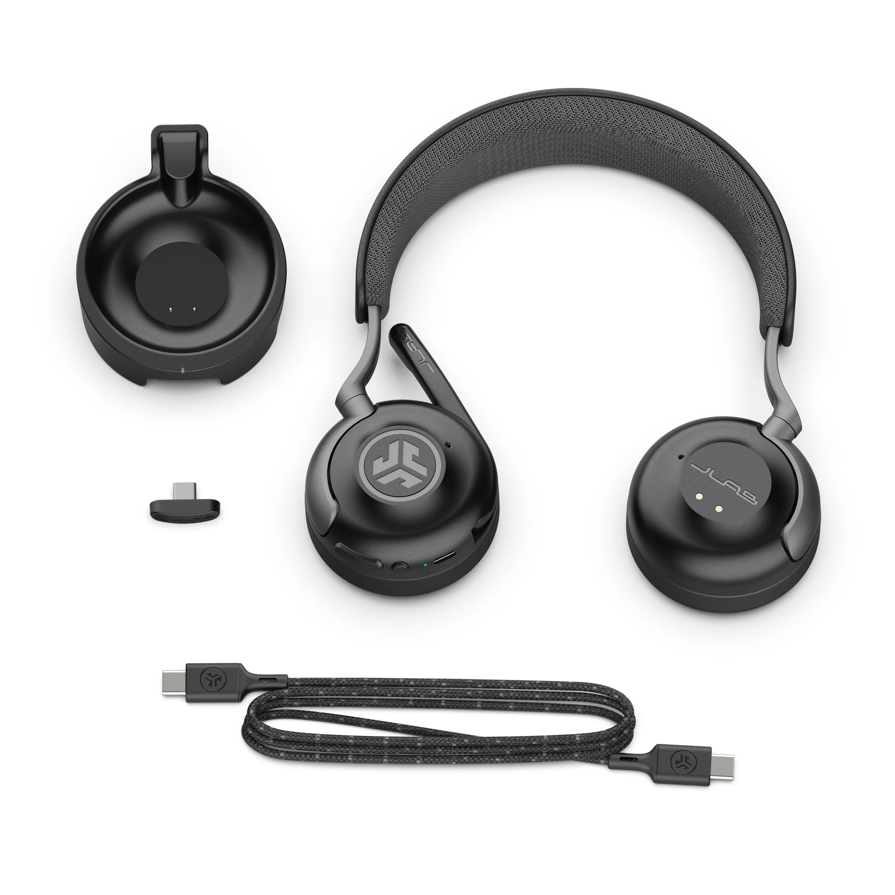 Epic Work ANC Wireless On-Ear Headset Black