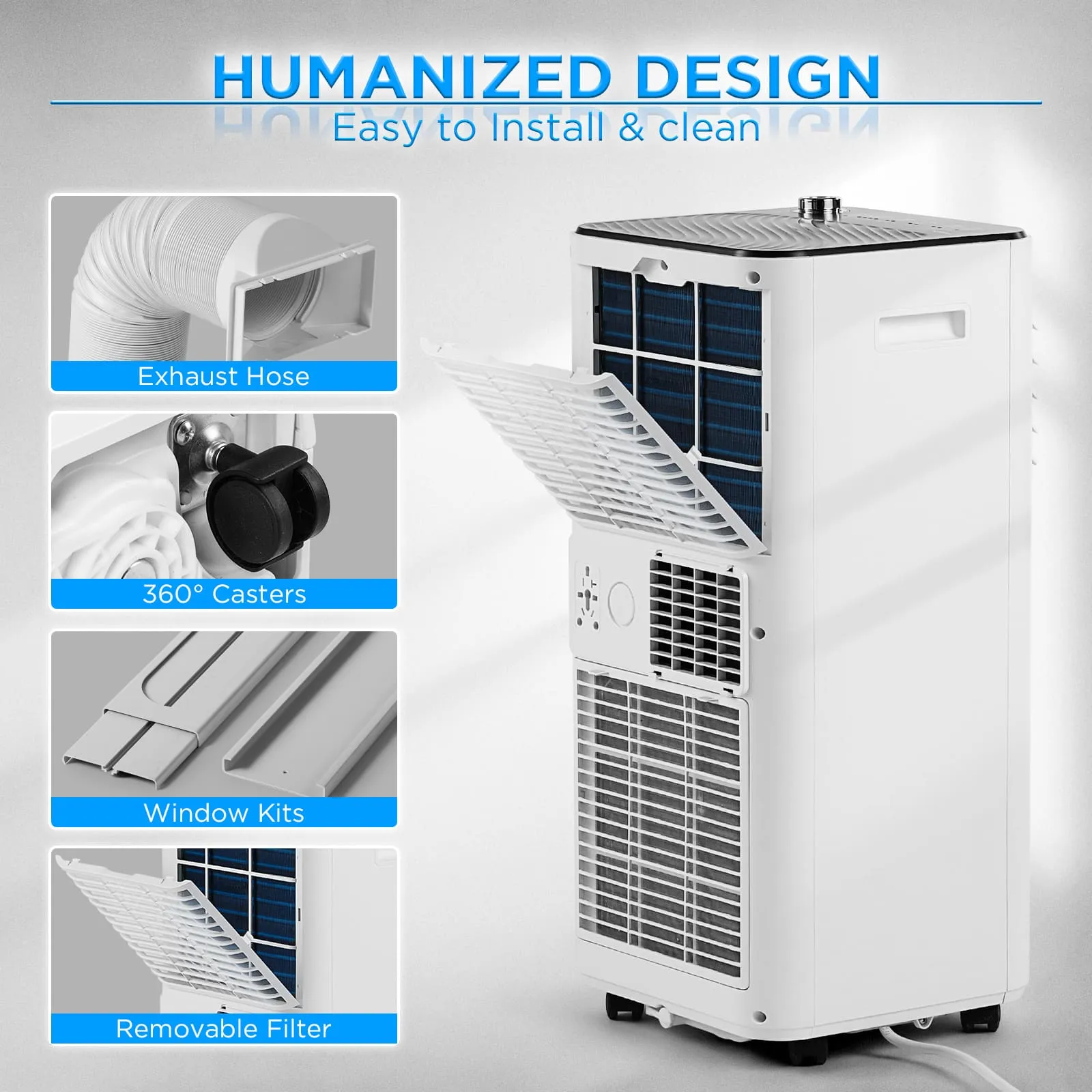 Finnmark 8,000 BTU Portable Air Conditioner