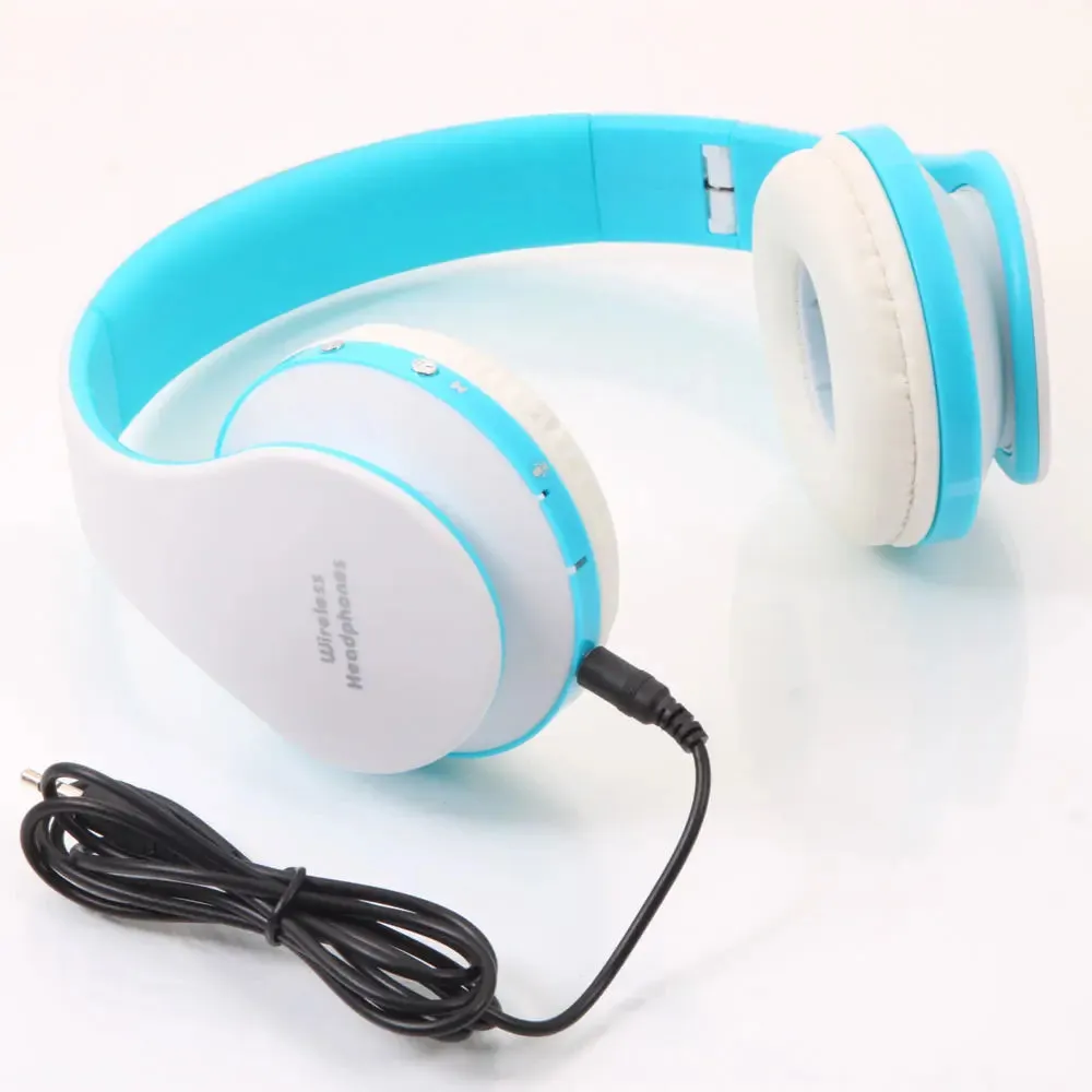 Foldable Headset Wireless Bluetooth Headphone With Mic