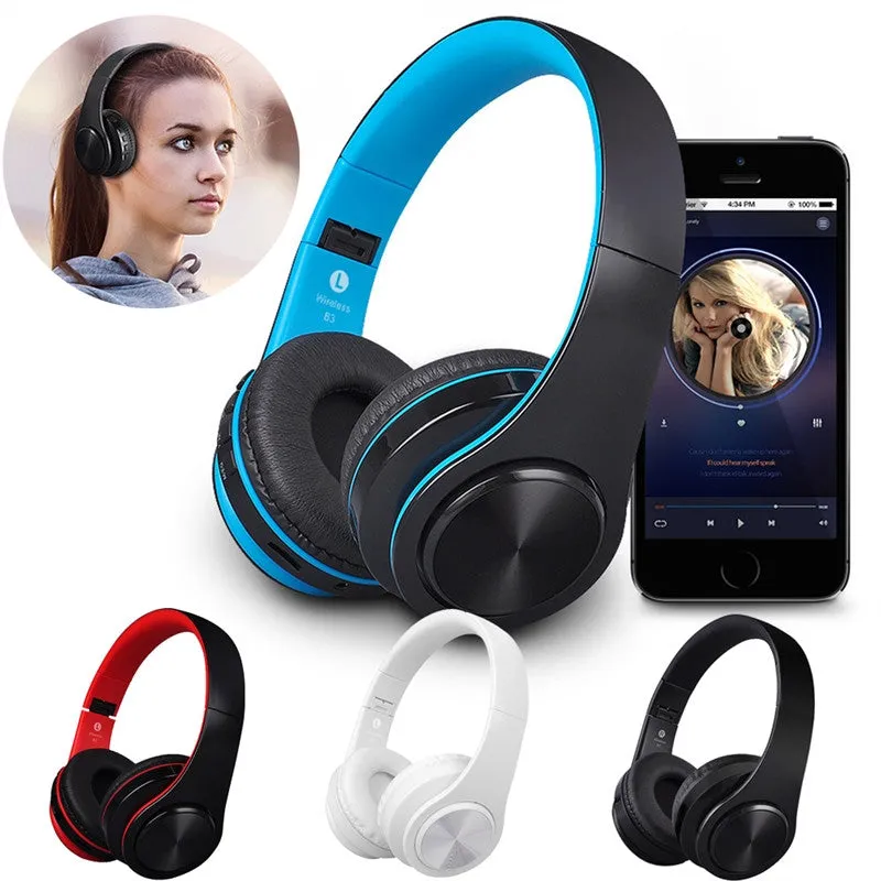 Foldable Wireless Bluetooth Over Ear Headphone