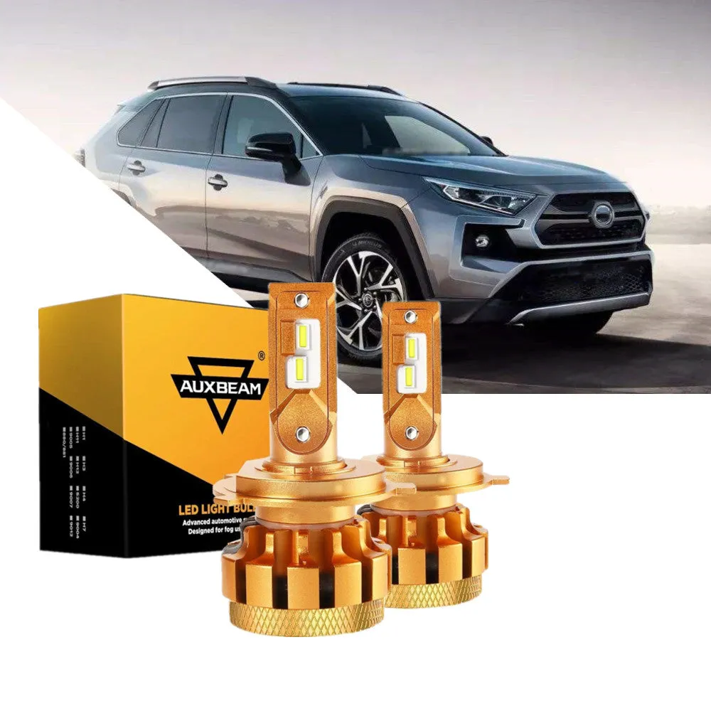 For 2001-2003 Toyota RAV4 F-16 Plus Series Built-in Canbus Automotive Grade 14000LM LED Light Bulbs High Low Beam Bundle