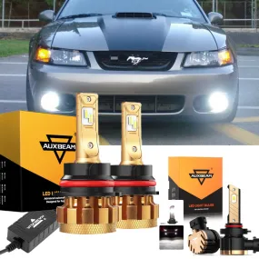 For 2003-2004 Ford Mustang SVT COBRA F-16 Plus Series Built-in Canbus Automotive Grade 14000LM LED Light Bulbs High Low Beam Bundle