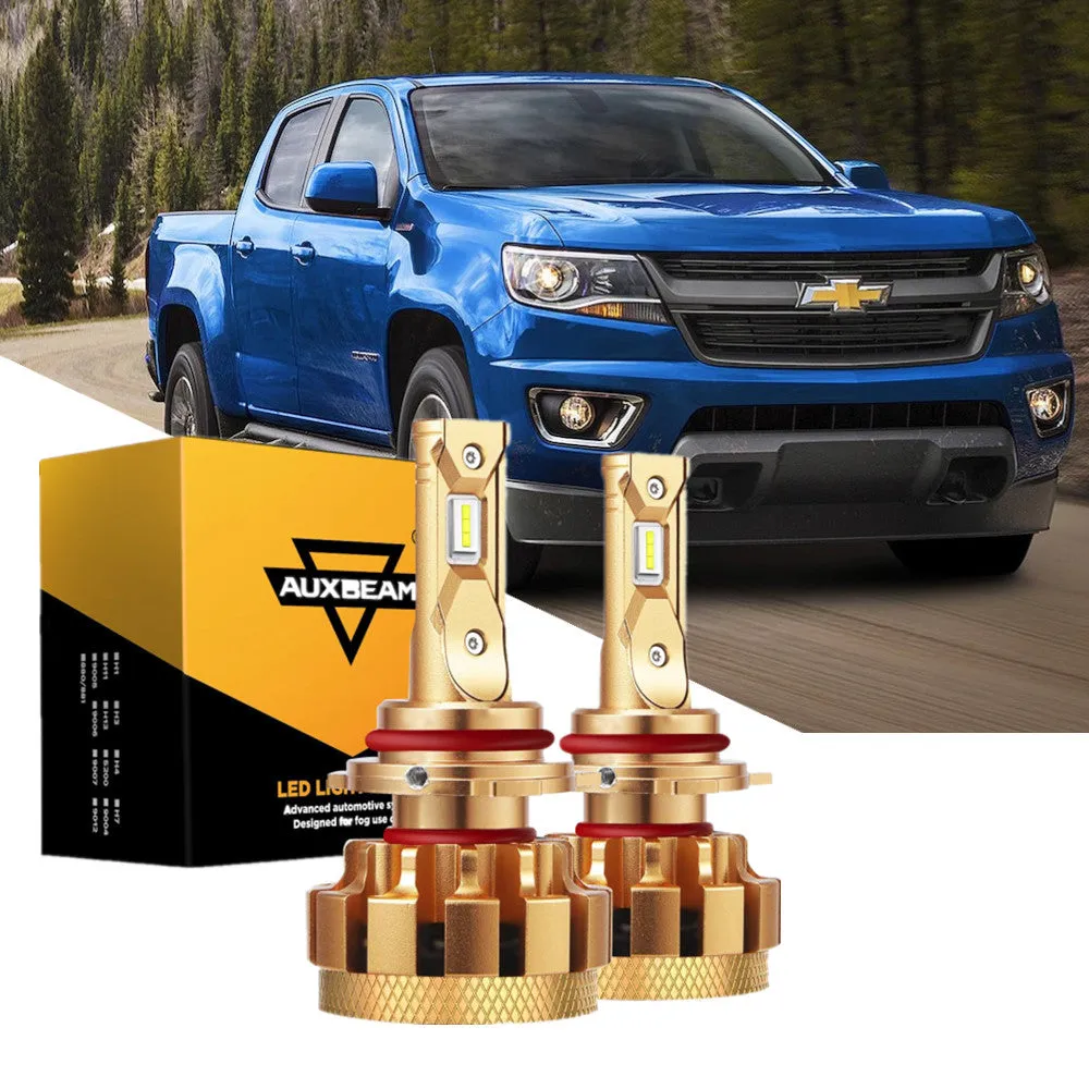 For 2015-2019 Chevrolet Colorado F-16 Plus Series Built-in Canbus Automotive Grade 14000LM LED Light Bulbs High Low Beam Bundle