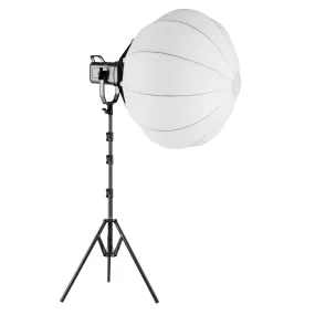 GVM PR150R 150W High Power LED Spotlight Bi-Color & RGB Studio Lighting Kit with Lantern Softbox