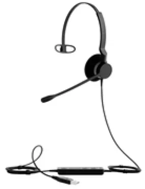 Jabra Biz 2300 USB-A MS Monaural Headset 2393-823-109