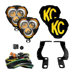 KC HiLiTES FLEX ERA® 3 - 2-Light System - Ditch Mount | 2002-2009 Toyota 4Runner