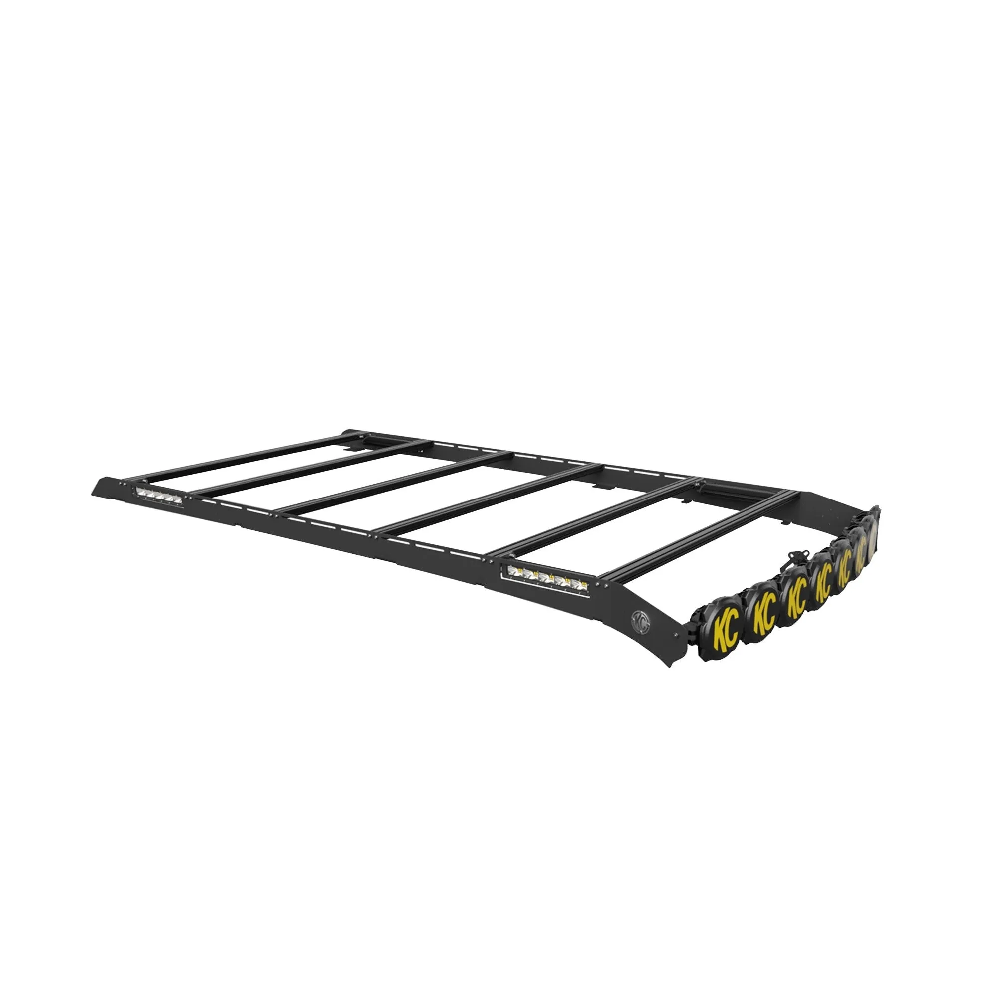 KC Hilites M-Rack 50" Gravity® LED Pro6 Roof Rack System - Side Blackout Plates - 2010-2019 4Runner