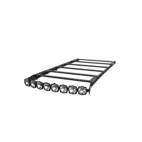 KC Hilites M-Rack 50" Gravity® LED Pro6 Roof Rack System - Side Blackout Plates - 2010-2019 4Runner