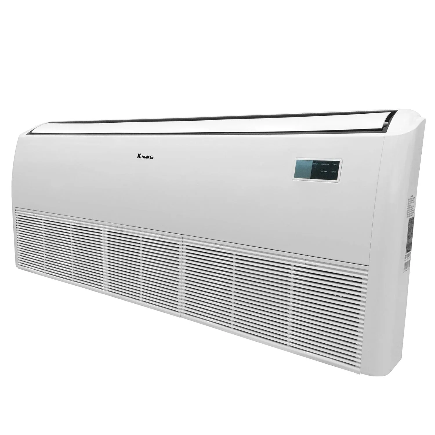 Klimaire 60,000 BTU Ductless Ceiling Suspended Unit with 60,000 BTU up to 14.3 SEER2 Air Conditioner