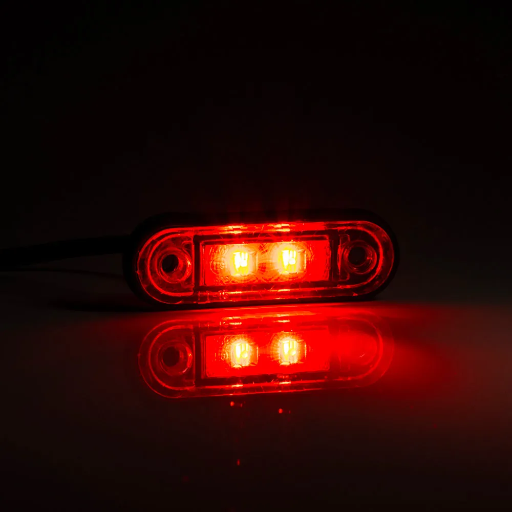 LED Marker Light - Flush Fit Available in RED, WHITE, AMBER, BLUE & GREEN