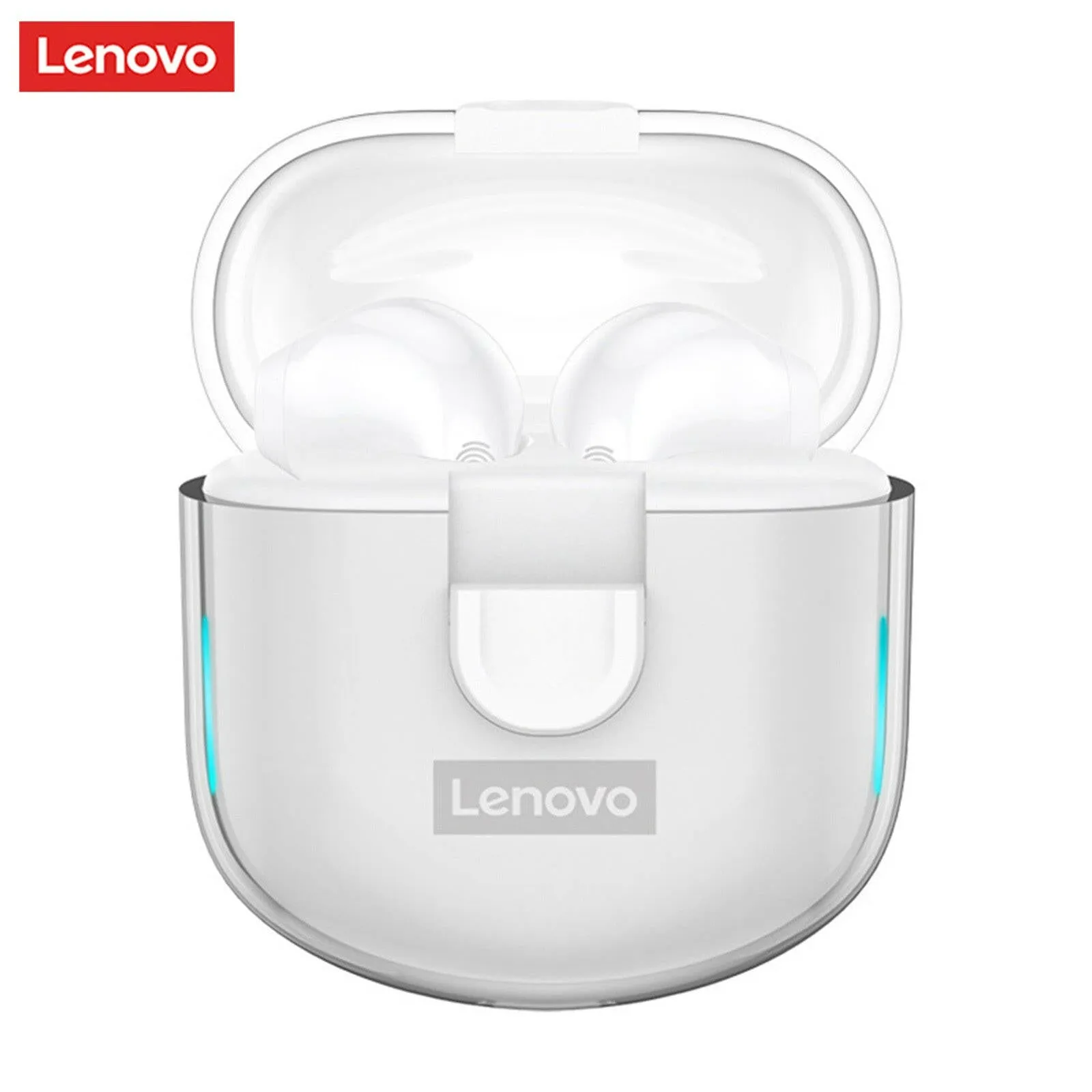 Lenovo LP12 BT 5.1 Earbuds Wireless Headphones BT Earphone with Mic Waterproof Noise Isolation Earbuds Quick Charge Fast Pairing In-ear Sports Headset Charging Box Touch Control