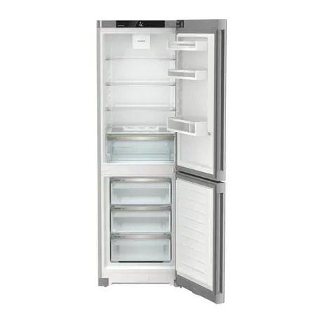 Liebherr CNsdc 5203 Pure No Frost Fridge Freezer Silver Steel