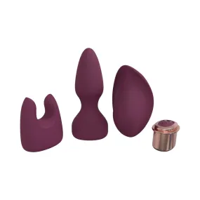 LoveLine Couple's Ultimate 10 Speed Silicone Rechargeable Waterproof Vibrator Kit