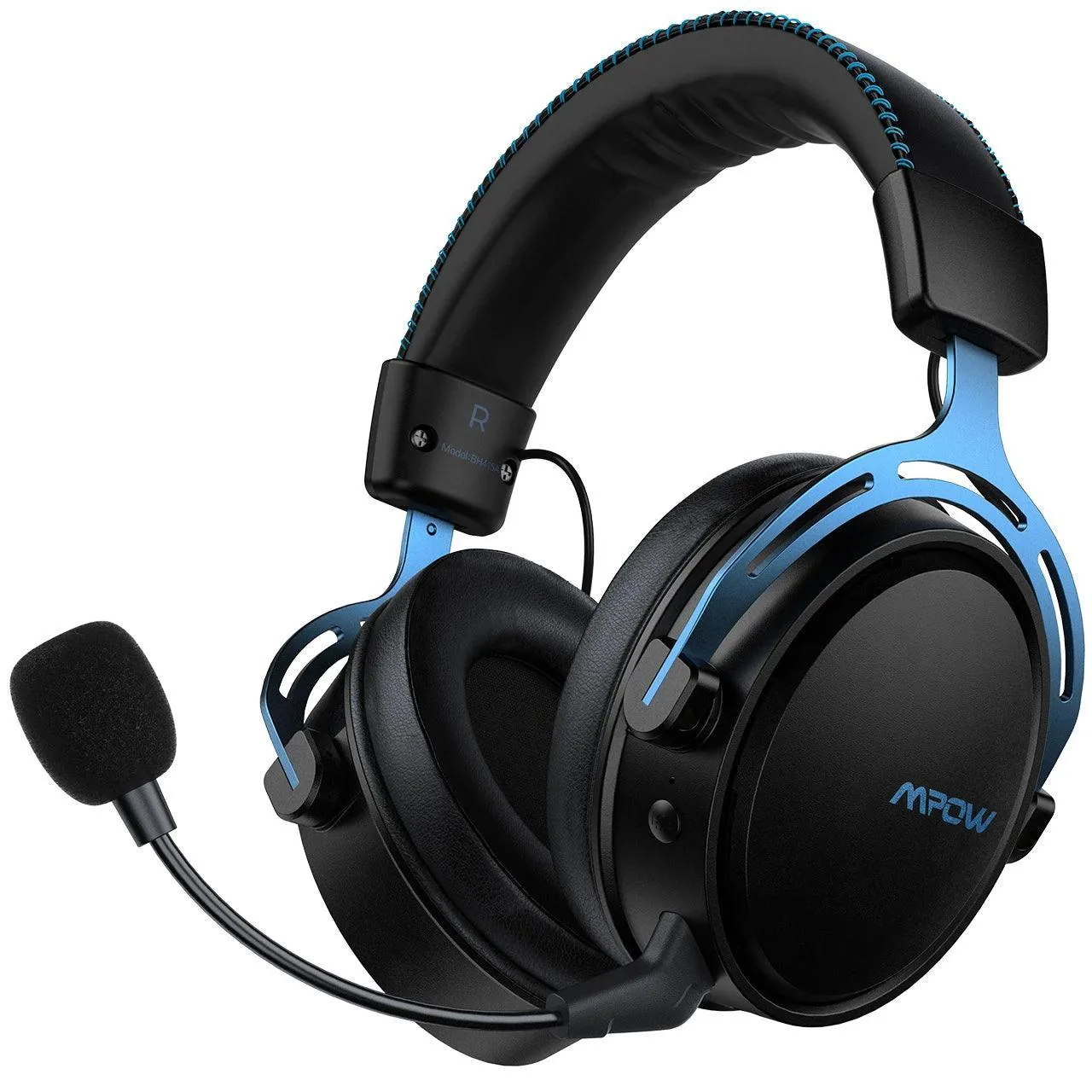 Mpow Air Wireless Gaming Headset - 3D Audio, Noise Cancelling Mic & All-Day Comfort for Gamers