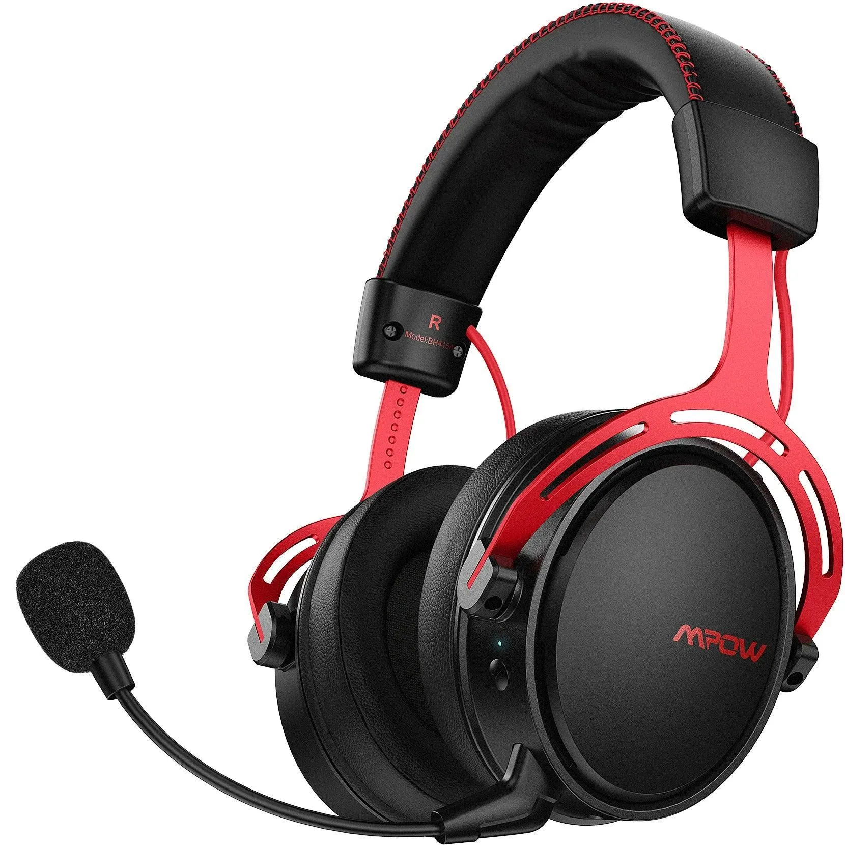 Mpow Air Wireless Gaming Headset - 3D Audio, Noise Cancelling Mic & All-Day Comfort for Gamers