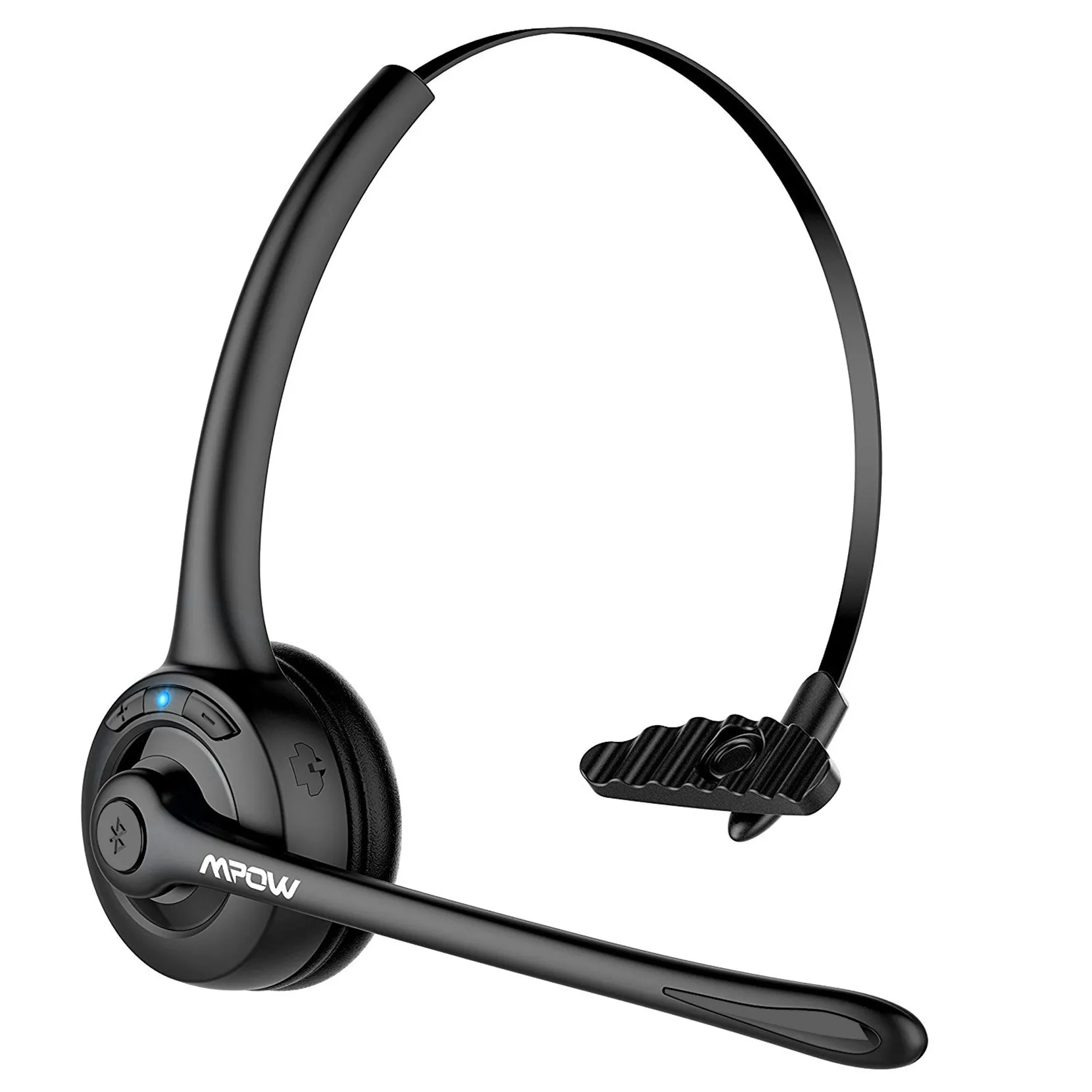 Mpow Pro Bluetooth Wireless Headset V5.0 with Microphone (Dark Black)