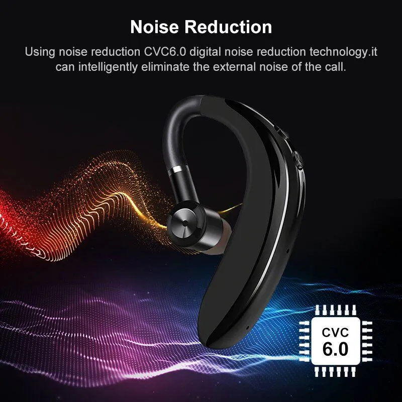 Mpow Wireless Bluetooth 5.0 Trucker Headset Earpiece Noise Cancelling Earbud Driving