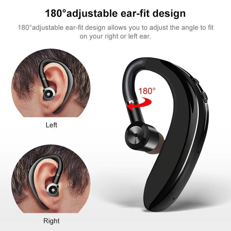 Mpow Wireless Bluetooth 5.0 Trucker Headset Earpiece Noise Cancelling Earbud Driving